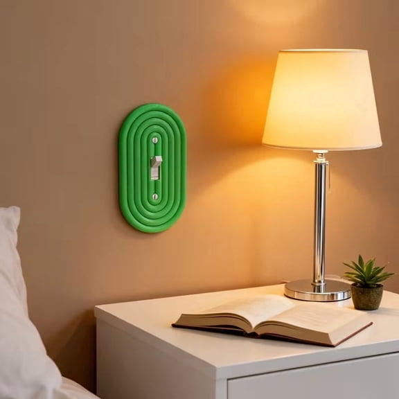 Modern Art Simple Stripe Decorative Switch Panel - Minimalist Home Decor for Effortless Style