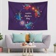 thumbnail image 1 of Modern Art Tapestry, Blue Wreath Mother's Day Wall Hanging Tapestry, Bedroom Living Room Dormitory Decoration, Wall Art Decoration, 1 of 4