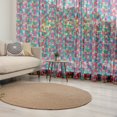 thumbnail image 1 of Modern Art Tulle Curtains with Rod Pocket, Abstract Motif with Dots with Squares and Chevron Lines Urban Art Design Print, Sheer Drape for Wedding Party 2 Panels, 7 Sizes, Multicolor, by Ambesonne, 1 of 3