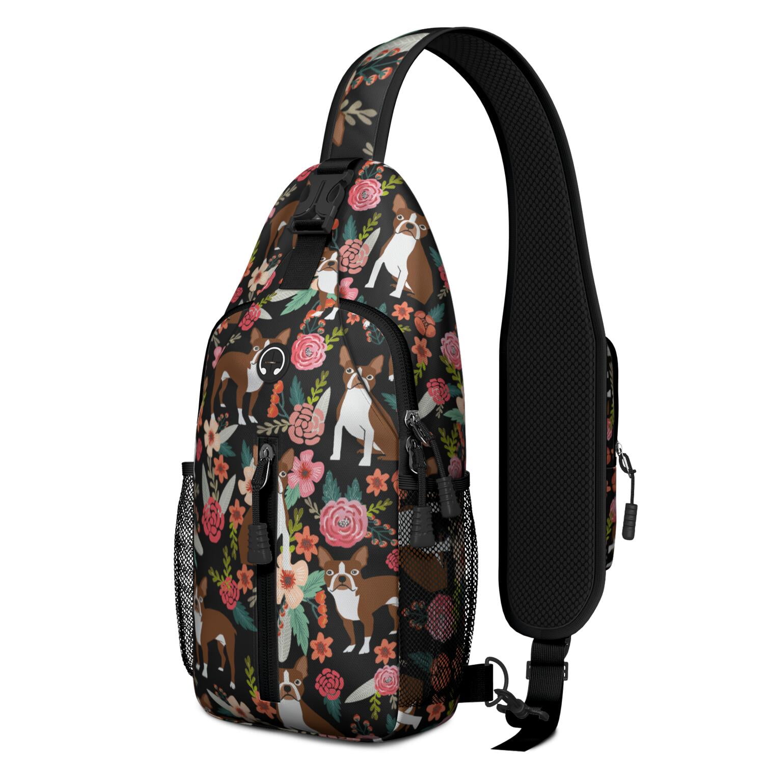 Modern Artistic Sling Backpack – Geometric Tie Dye and  display picture 3