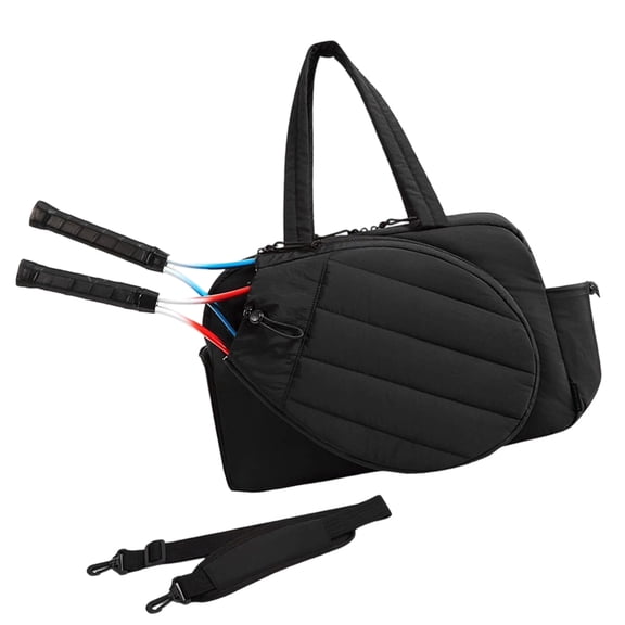 Modern Athletic Bag For Women Men Padded Racket Storage Quick Access Side Pockets Adjustable Shoulder Strap