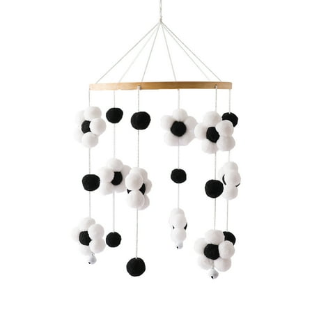 Baby Crib Mobile for Nursery Soothing Hanging Mobile with Secure Attachment Encourages Listening and Visual Development for