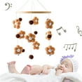 thumbnail image 1 of Modern Baby Crib Mobile Soothing Musical Toy With Secure Attachment For Hearing And Visual Development Stimulation, 1 of 4
