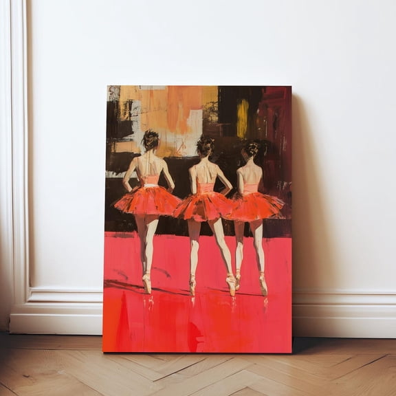 Modern Ballet Dancer Wall Art Print, Unframed Paper Poster 8x10in