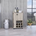 thumbnail image 1 of Modern Bar Cart with Wine Racks and Shelves | In Living Space, Functional and Organized Home Bar, 1 of 4