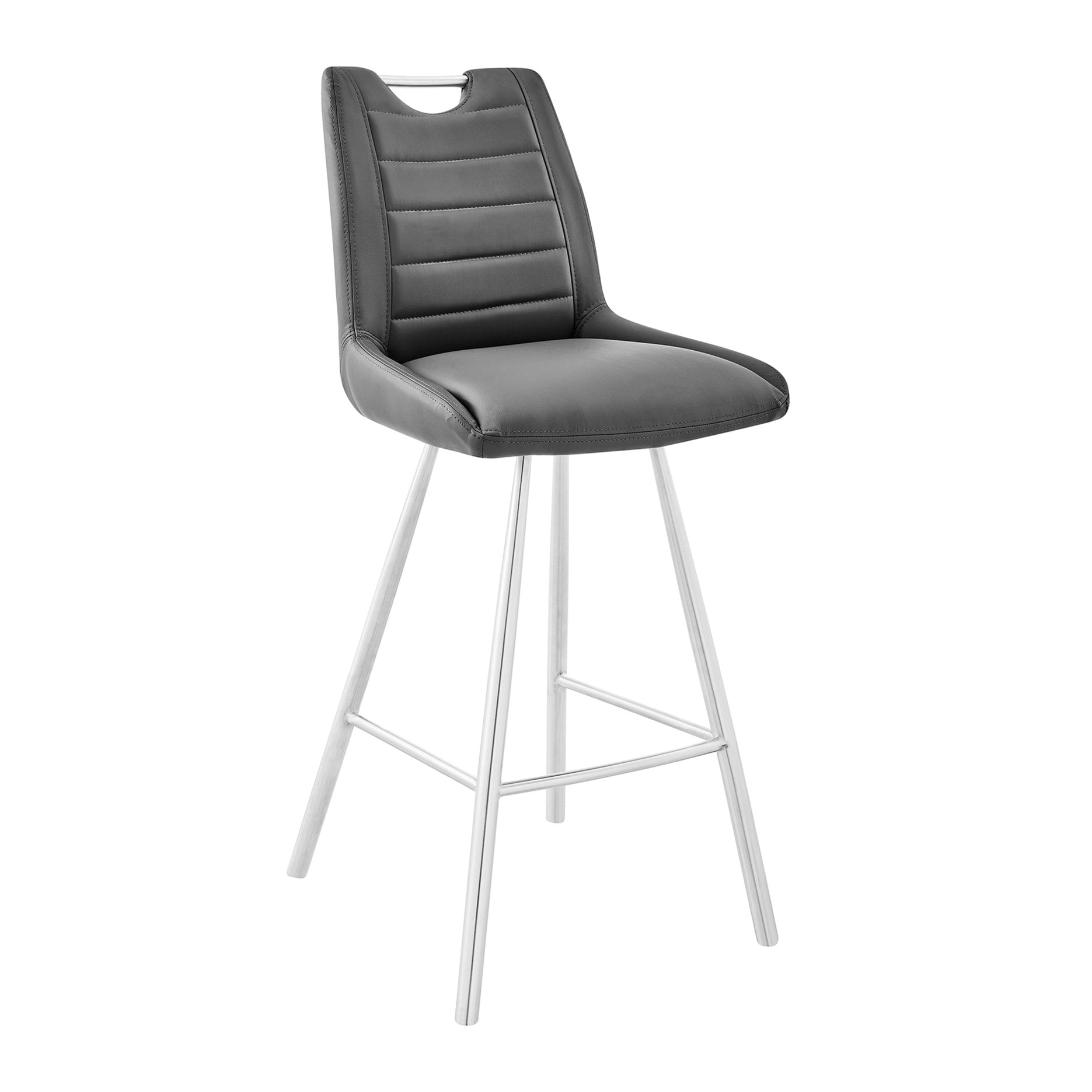 Modern Bar Stool, Wide Seat Design / Stylish Seating for Contemporary ...