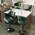 Modern Bar Stools Ergonomic Performance Fabric Upholstered Bar Stools