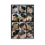 24 X 36 Barber Shop Poster Modern Hair Styles For Men