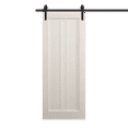 thumbnail image 1 of Modern Barn Door 30 x 80 inches | Ego 5006 Painted White Oak | 6.6FT Rail Track Heavy Hardware Set | Solid Panel Interior Doors, 1 of 5