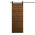 thumbnail image 1 of Modern Barn Door 30 x 84 inches | Ego 5000 Cognac Oak | 6.6FT Rail Track Heavy Hardware Set | Solid Panel Interior Doors, 1 of 5