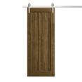 thumbnail image 1 of Modern Barn Door 36 x 84 inches | Ego 5006 Marble Oak | 6.6FT Silver Rail Track Heavy Hardware Set | Solid Panel Interior Doors, 1 of 5