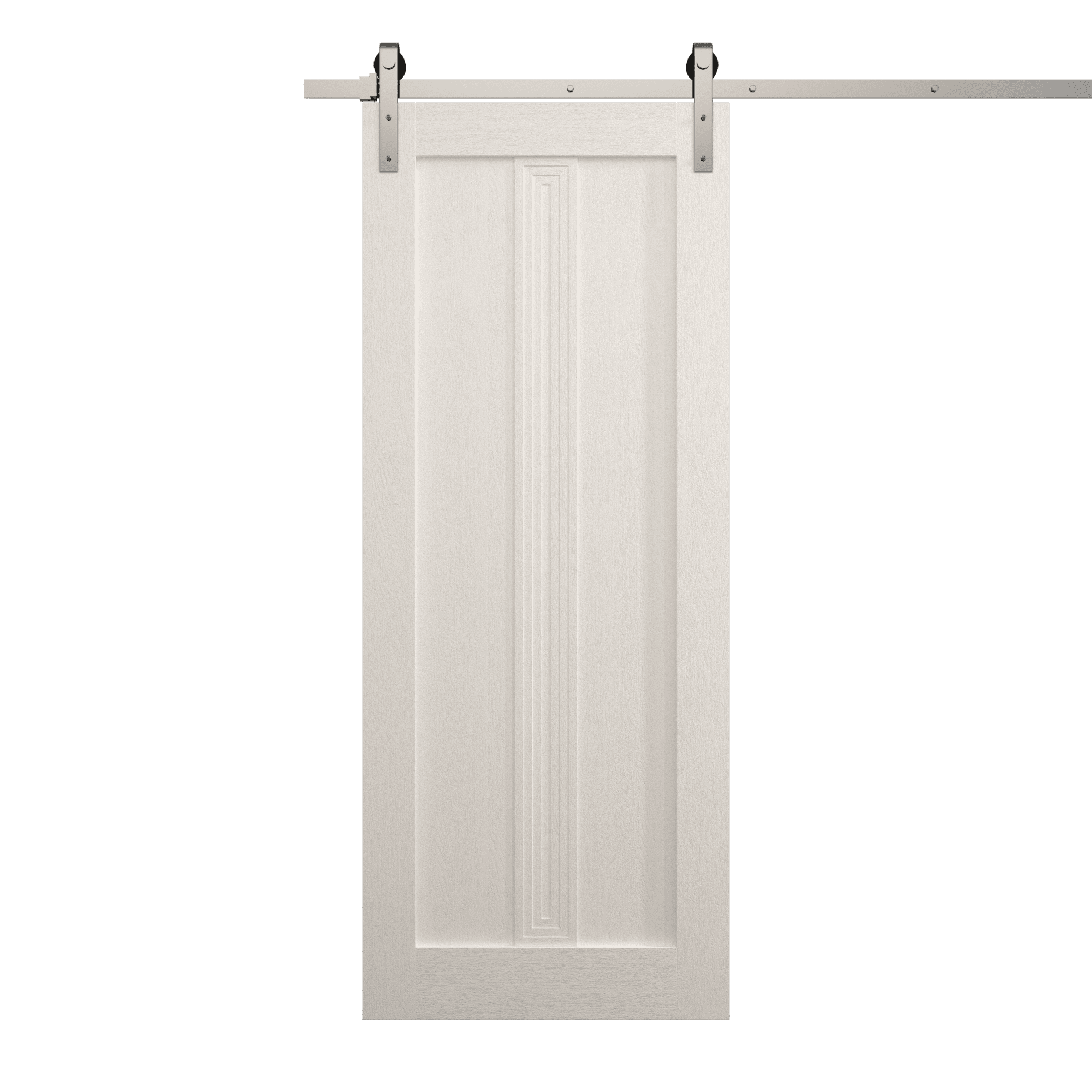 Modern Barn Door 42 x 80 inches | Ego 5006 Painted White Oak | 8FT ...