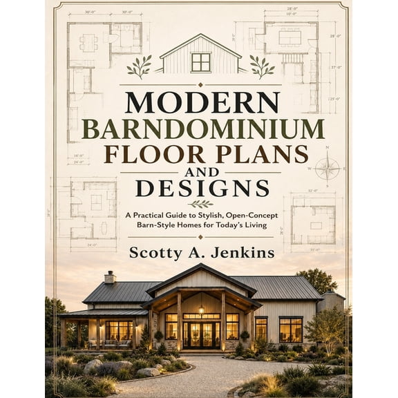 Modern Barndominium Floor Plans and Designs: A Practical Guide to Stylish, Open-Concept Barn-Style Homes for Today's Liv, (Paperback)