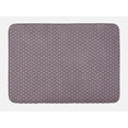 thumbnail image 1 of Modern Bath Mat, Symmetrical Mesh of Hearts in Rounds Connected Design Valentine's Day, Plush Bathroom Decor Mat with Non Slip Backing, 29.5" X 17.5", Pale Eggplant and Rose, by Ambesonne, 1 of 2
