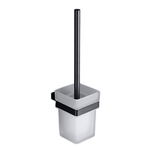 Modern Bathroom Decor, Wall Mounted Toilet Brush Holder With Rust-Free Stainless Steel, Sleek Design For Hotels And Residential Bathrooms