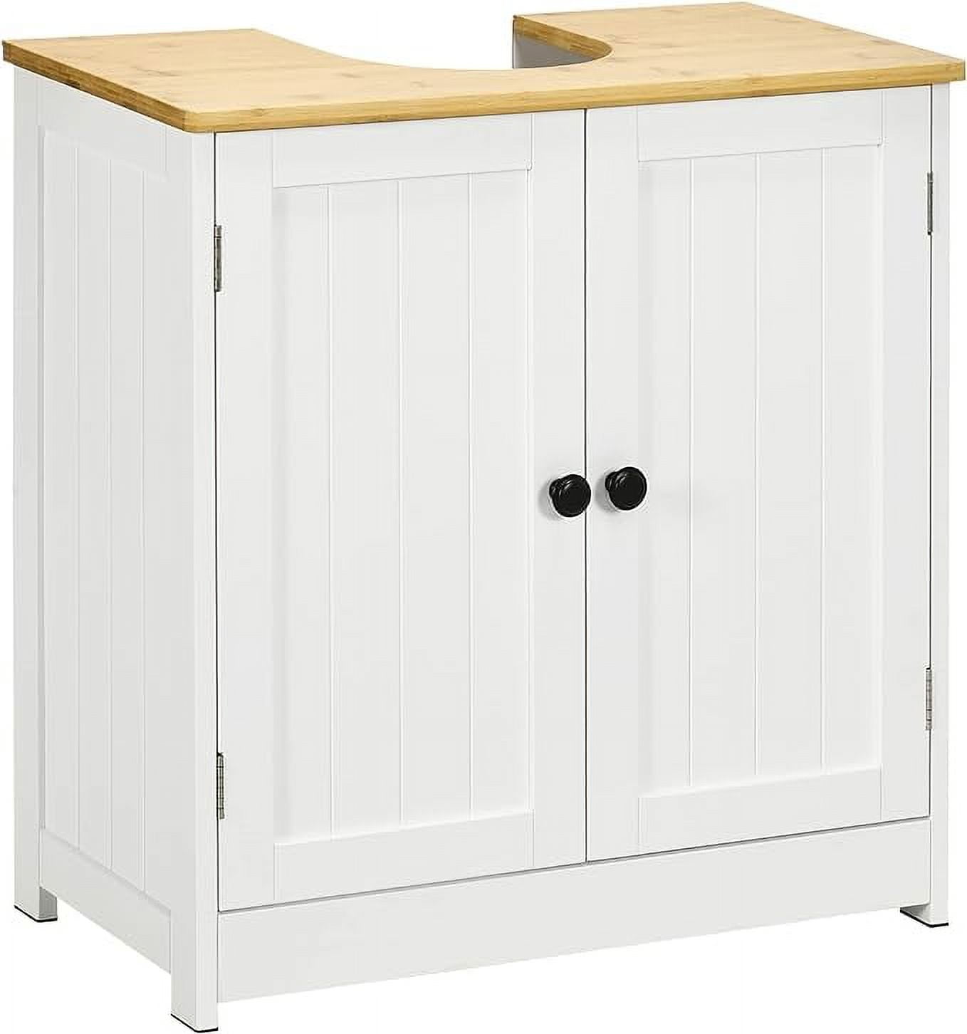 Modern Bathroom Under Sink Bathroom Vanity for Wall Mount Sink, Storage with