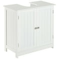 thumbnail image 1 of Modern Bathroom Vanity 24” Pedestal Sink Bathroom Vanity Cabinet - White,Wooden Bathroom Vanity, 1 of 5
