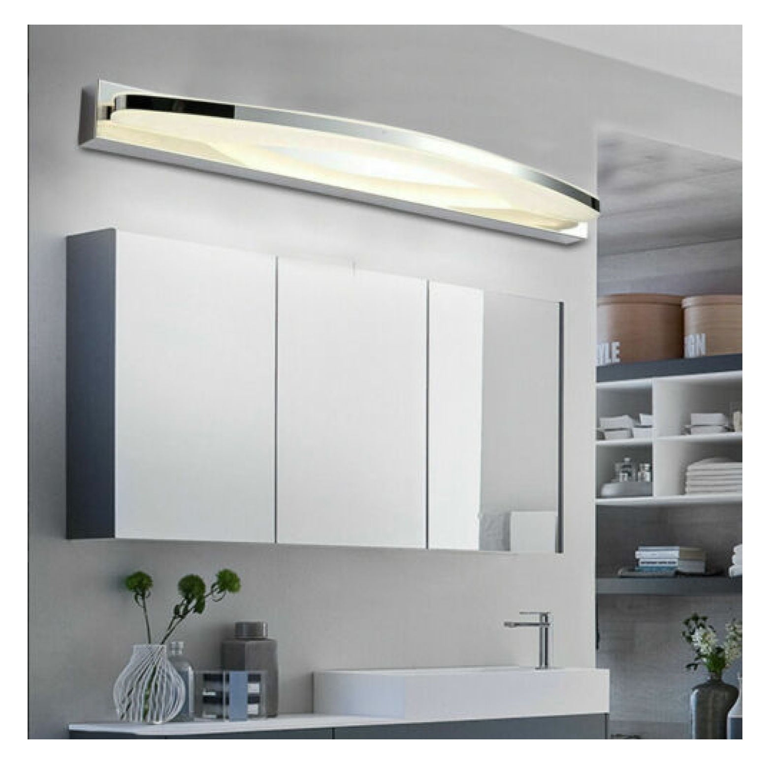 Modern Bathroom Vanity Lighting LED Light Wall Sconce Fixture Over ...