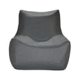 thumbnail image 1 of Modern Bean Bag MBB1339LG - Grey Lin Quicksand Bean Bag Chair - Green Lin - 36 x 37 x 36 in., 1 of 1