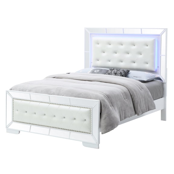 Modern Bedroom Bed In Silver Champagne, 65" W X 92" D 64" H, Construction, Elegant Look, Quick Setup, Simple Maintenance Champagne Furniture Bed, H D, Build, Style, Installation, Hassle-
