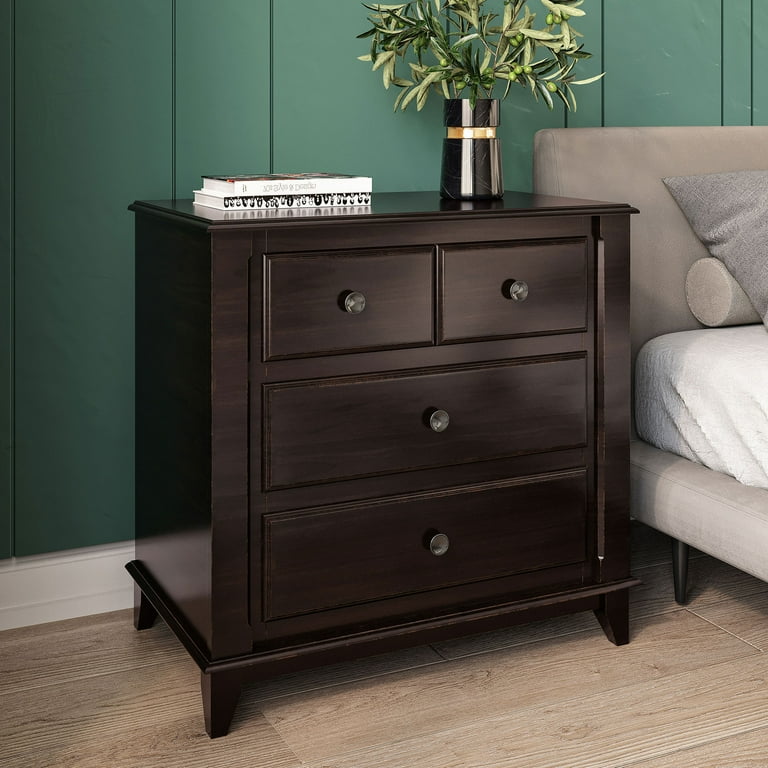 3 drawer nightstand espresso deals