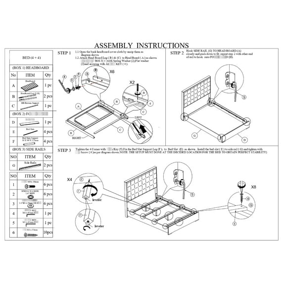 Modern Bedroom Queen Size Panel Bed With Button Head, Gray And Beige Tone Luxurious Headboard Leg Support,