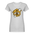 thumbnail image 1 of Modern Bee Logo Shaped T-Shirt Women -Image by Shutterstock, Female x-Large, 1 of 2