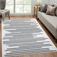 thumbnail image 1 of Modern Berber Stripe Hallway Rug ,Machine Washable Area Rug Non Slip Indoor Throw Rug Low Pile Non Shedding Carpet Rug for Kitchen Bedroom Living Room, 1 of 9