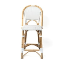 Modern Bistro Rattan Counter Stool