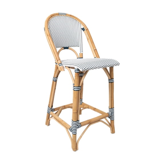 Modern Bistro Rattan Counter Stool