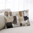 thumbnail image 1 of Modern Black Brown Lumar Pillow Covers, Abstract Oil Painting Art Soft Breathable Throw Pillow Cases with Invisible Zipper, Decorative Pillowcase Pillows Protectors for Sofa Bed Chair 16"x24", 1 of 9