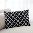 thumbnail image 1 of Modern Black Geometric King Size Pillow Cover, Pillowcase Protectors with Zipper, Breathable Decorative Throw Pillow Case Cover, Abstract Art Morocco Aesthetic Pillow Shams for Couch Sofa 20x36Inch, 1 of 8