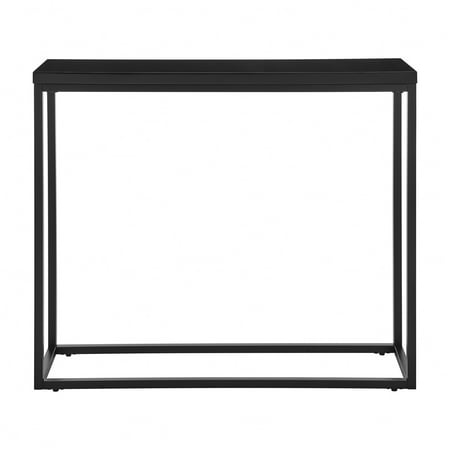 Modern Black Gloss on Black Console Table