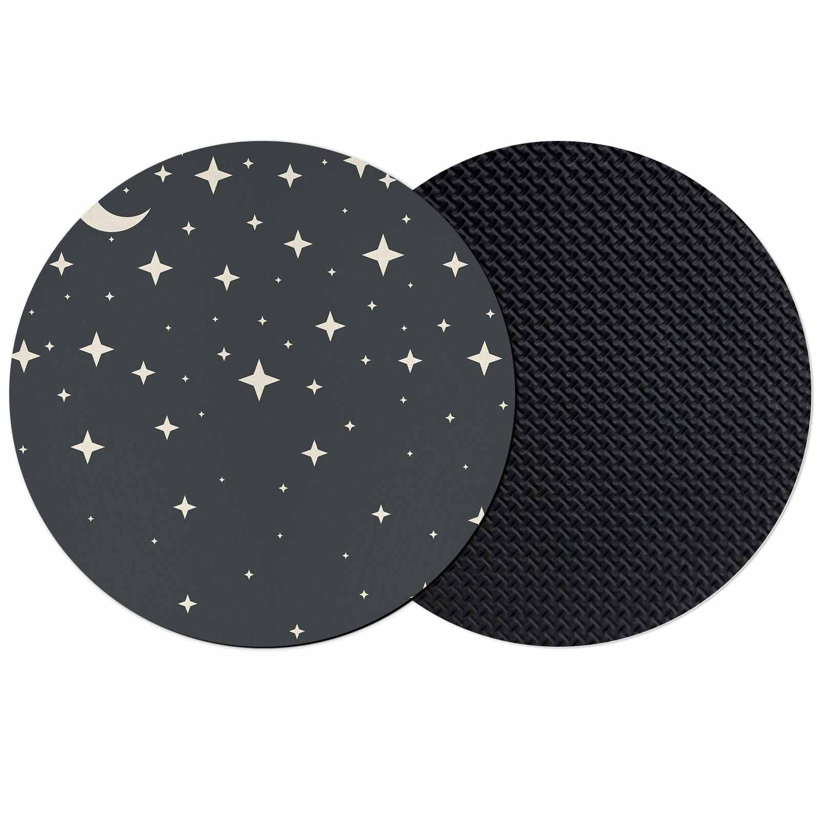 Modern Black Grey Coasters Set of 2, Absorbent Coasters for Drinks ...