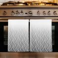 thumbnail image 1 of Modern Black Grey Kitchen Towels Set of 1, Abstract Ombre Geometric Morocco Absorbent Dish Towels for Kitchen, Microfiber Hand Towel, Quick Drying Tea Towel for Cleaning Decorative Dishcloths, 1 of 7