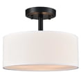 thumbnail image 1 of Modern Black Light Fixture Ceiling Mount Flush Mount Drum Ceiling Light, 1 of 7
