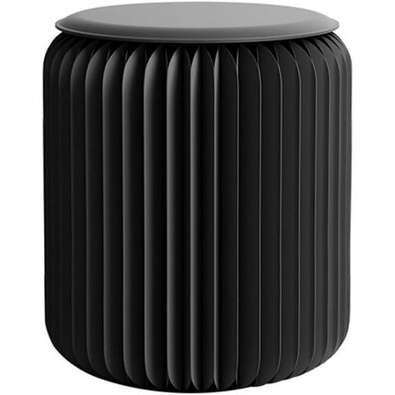 Modern Black Paper Stool Foldable