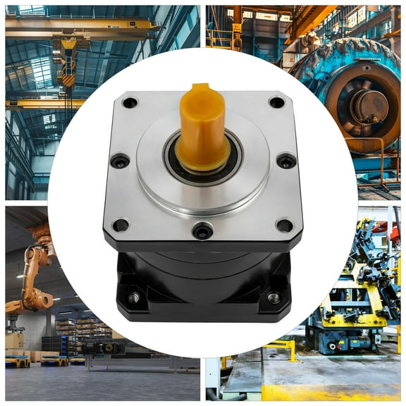 Modern Black Stepper Motor Planetary Gearbox, Speed Reducer, 86 Stepper Motor Reducer Gearbox 6:1 Optimized Gear Design