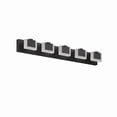 thumbnail image 1 of Modern Black Vanity Light  LED Bathroom Wall Fixture  5 Lights  6000K  Over Mirror, 1 of 6