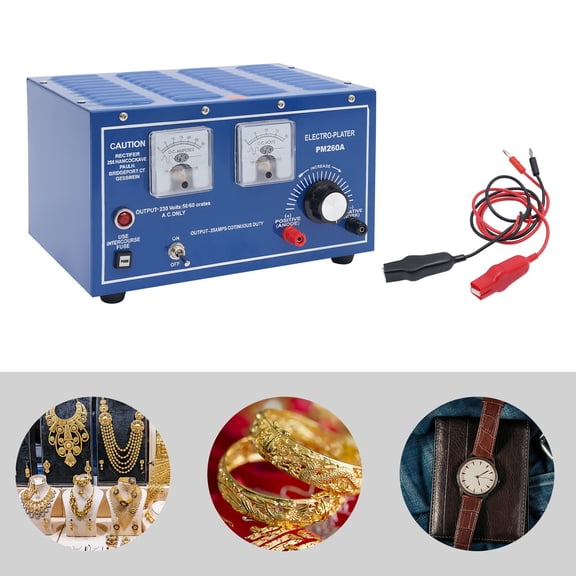 Modern Blue Freestanding Platinum Silver Gold Plating Machine Jewelry Plater Electroplating Rectifier