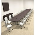 thumbnail image 1 of Modern Boat Shaped Steel Leg 30' Feet Conference Table, #OF-CON-CM100, 1 of 2
