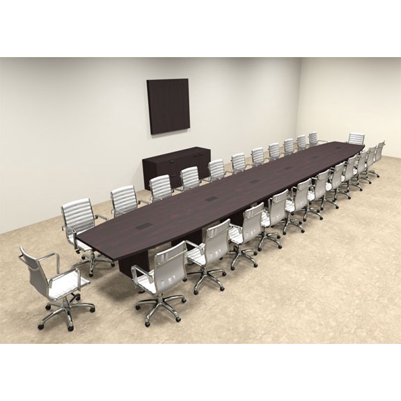 Modern Boat Shapedd 26' Feet Conference Table, #OF-CON-C98