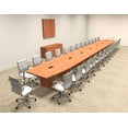 thumbnail image 1 of Modern Boat Shapedd 30' Feet Conference Table, #OF-CON-C106, 1 of 2
