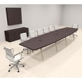 thumbnail image 1 of Modern Boat shaped 16' Feet Conference Table, #OF-CON-CW33, 1 of 2