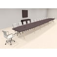 thumbnail image 1 of Modern Boat shaped 28' Feet Conference Table, #OF-CON-CW75, 1 of 2
