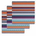 thumbnail image 1 of Modern Bohemian Kitchen Dish Towels for Drying Dishes Set of 3, Minimalist Abstract Boho Paisley Orange Red Waffle Weave Microfiber Hand Tea Bathroom Towels Quick Dry & Absorbent Towel 12x12, 1 of 7