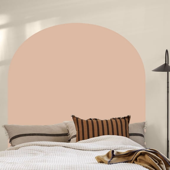 Modern Boho Arch Wall Decal Removable Peel and Stick Minimalist Headboard Mural