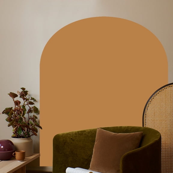 Modern Boho Arch Wall Decal Removable Peel and Stick Minimalist Headboard Mural