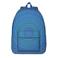 thumbnail image 1 of Modern Boho Mandala Floral Backpack with Laptop Sleeve, Spacious College Bookbag, Perfect for School Supplies and Work Gear, Ideal Gift, 1 of 5