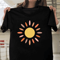 thumbnail image 1 of Modern Boho Sun Aesthetic Sunshine Graphic Minimalist Abstract Art Tee V60394 Unisex T-Shirt, Size Up to 5XL, 1 of 2